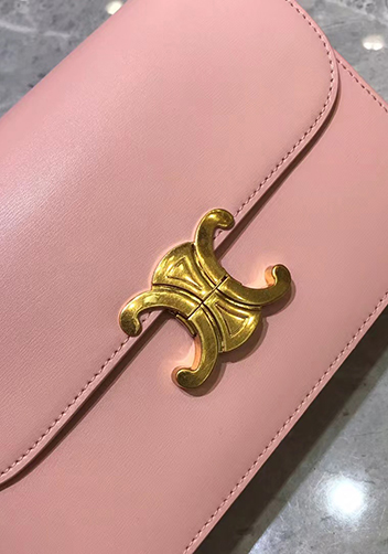 Yuga Classic Leather Bag Cherry Pink