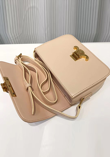 Yuga Classic Leather Bag Beige