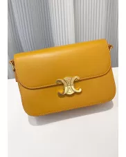Yuga Classic Leather Bag Mango Yellow