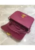 Yuga Lizard Leather Bag Plum Purple
