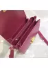 Yuga Lizard Leather Bag Plum Purple