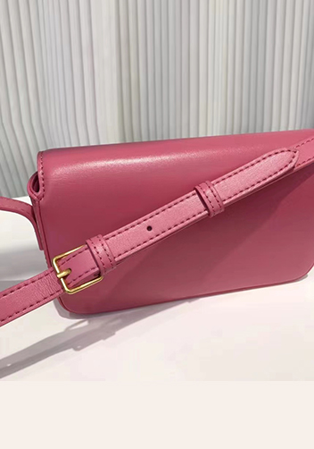 Yuga Leather Shoulder Bag Barbie