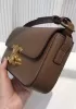 Yuga Leather Shoulder Bag Brown