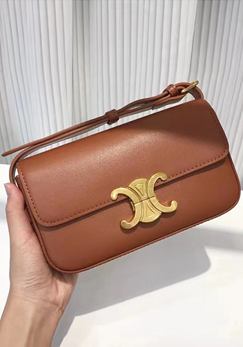 Yuga Leather Shoulder Bag Camel