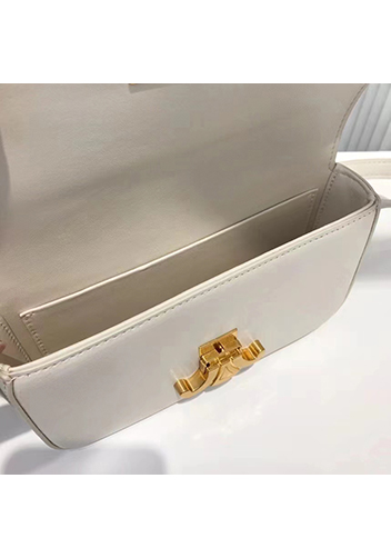 Yuga Leather Shoulder Bag Cream