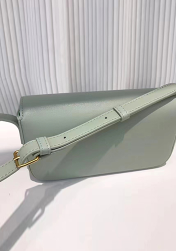 Yuga Leather Shoulder Bag Green