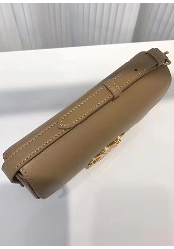 Yuga Leather Shoulder Bag Peanut Beige