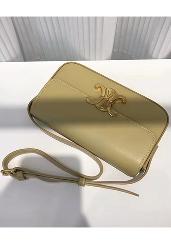 Yuga Leather Shoulder Bag Yellow