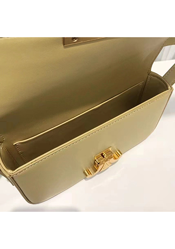 Yuga Leather Shoulder Bag Yellow