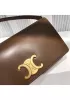 Yuga Leather Clutch Shoulder Bag Brown