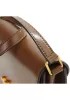 Yuga Leather Clutch Shoulder Bag Brown