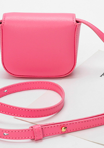 Yuga Leather Lipstick Headset Mini Bag Pink