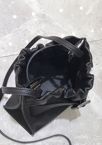 Alena Buckle Shoulder Bag Black