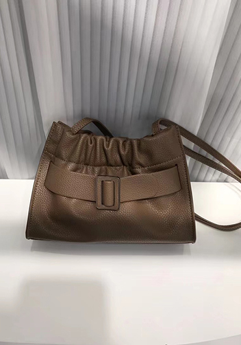 Alena Buckle Shoulder Bag Khaki