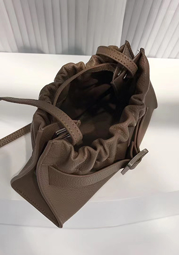Alena Buckle Shoulder Bag Khaki
