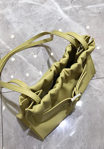 Alena Buckle Shoulder Bag Yellow