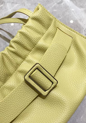 Alena Buckle Shoulder Bag Yellow