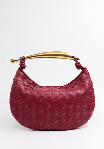 The Fish Handle Bag Burgundy