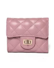 Kimberly Wallet Lambskin Leather Light Pink