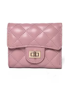 Kimberly Wallet Lambskin Leather Light Pink