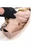 Adele Lilia Flap Small Bag Circle Hardware Light Pink