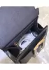 Alena Buckle Belt Top Handle Small Bag Grey