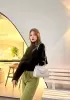 Alicia Leather Top Handle Shoulder Bag Cream