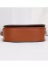 Yuga Leather Saddle Shoulder Small Bag Brown