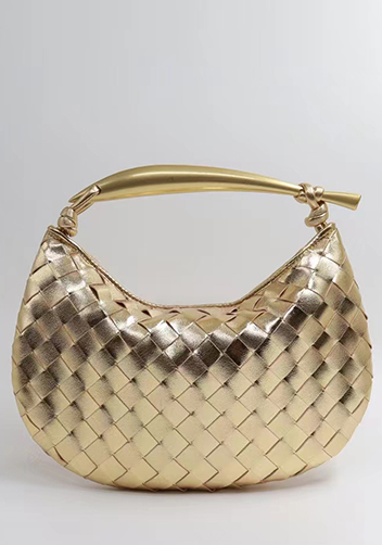 The Fish Handle Bag Gold
