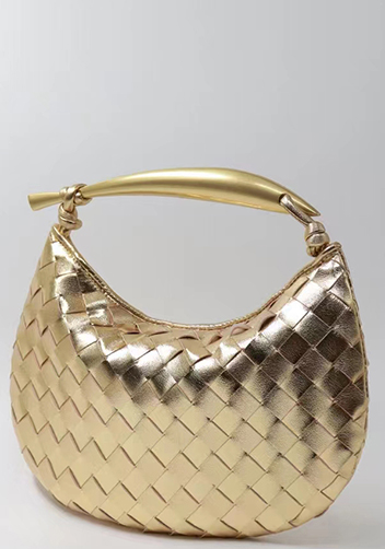 The Fish Handle Bag Gold