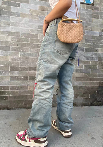 The Fish Handle Mini Bag Beige