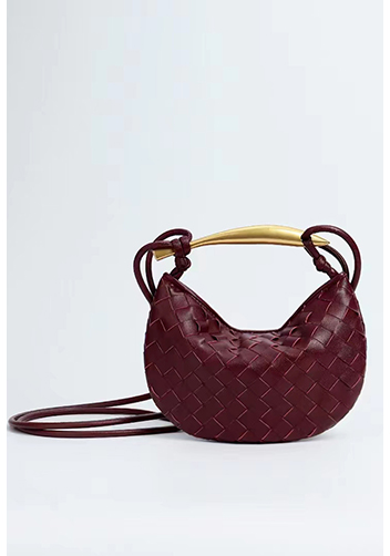 The Fish Handle Mini Bag Burgundy