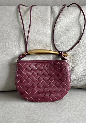 The Fish Handle Mini Bag Burgundy