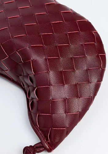 The Fish Handle Mini Bag Burgundy