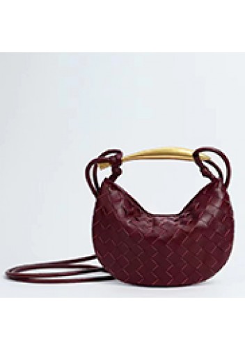 The Fish Handle Mini Bag Burgundy