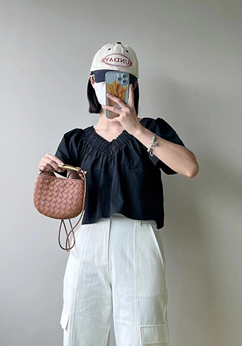 The Fish Handle Mini Bag Camel