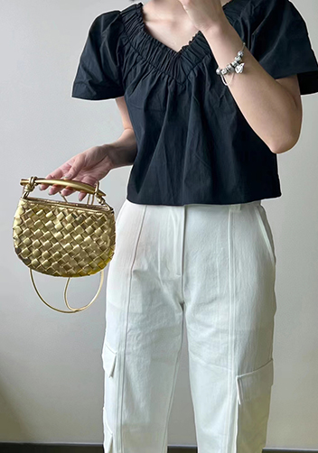 The Fish Handle Mini Bag Gold