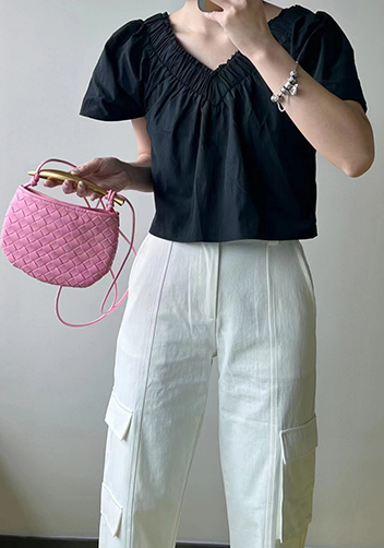 The Fish Handle Mini Bag Pink
