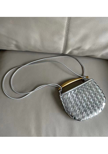 The Fish Handle Mini Bag Silver
