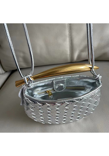 The Fish Handle Mini Bag Silver