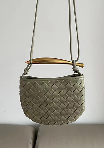 The Fish Handle Mini Bag Stone Green
