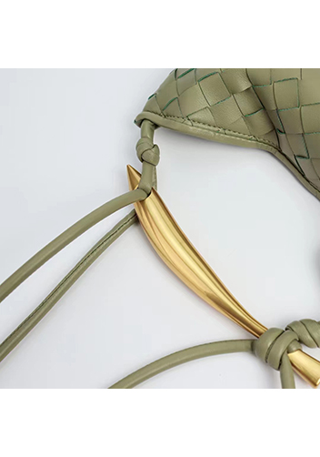 The Fish Handle Mini Bag Stone Green