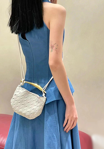 The Fish Handle Mini Bag White
