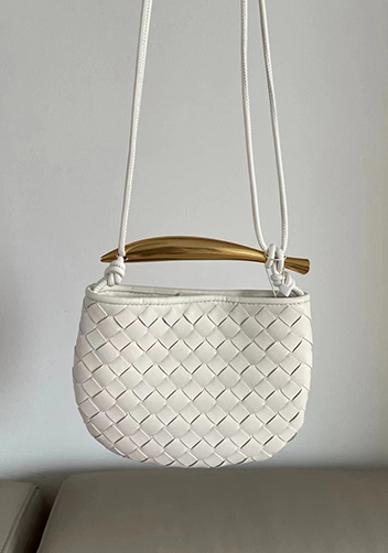 The Fish Handle Mini Bag White