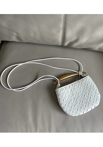 The Fish Handle Mini Bag White