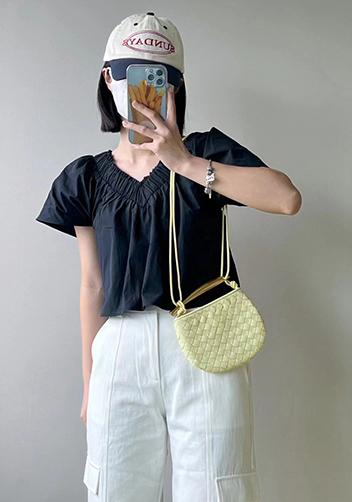 The Fish Handle Mini Bag Yellow