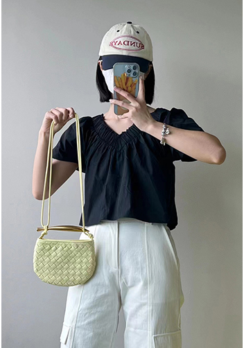 The Fish Handle Mini Bag Yellow