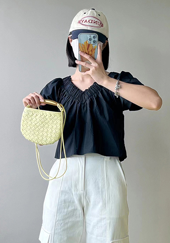 The Fish Handle Mini Bag Yellow