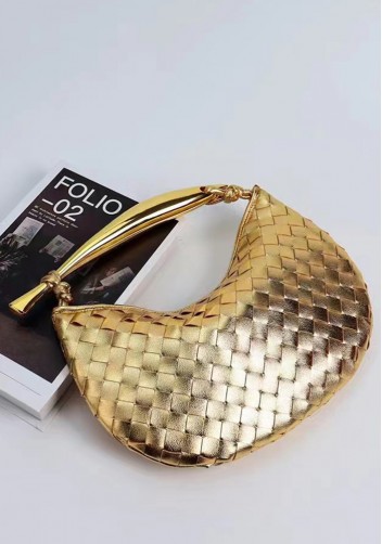 The Fish Handle Large Bag Gold