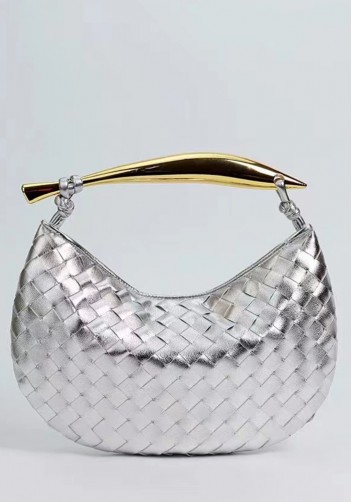 The Fish Handle Large Bag Silver